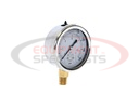 Silicone Filled Pressure Gauge - Stem Mount 0-160 PSI