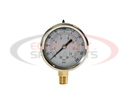 Silicone Filled Pressure Gauge - Stem Mount 0-200 PSI