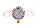 Silicone Filled Pressure Gauge - Stem Mount 0-3,000 PSI
