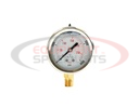Silicone Filled Pressure Gauge - Stem Mount 0-4,000 PSI