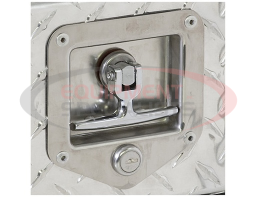 (Buyers) [L8815] STAINLESS SINGLE POINT T-HANDLE LATCH WITH MOUNTING HOLES