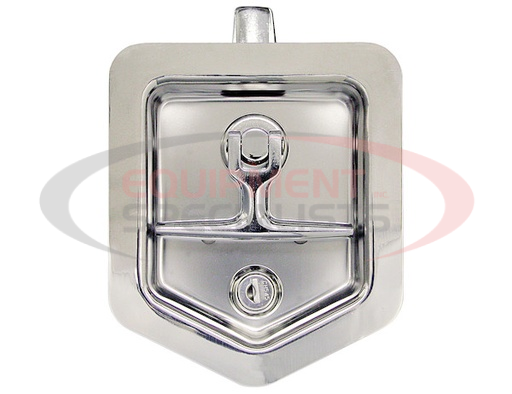 (Buyers) [L8816] STAINLESS SINGLE POINT T-HANDLE LATCH WITH BLIND STUDS/GASKET/CYLINDER WITH KEYS