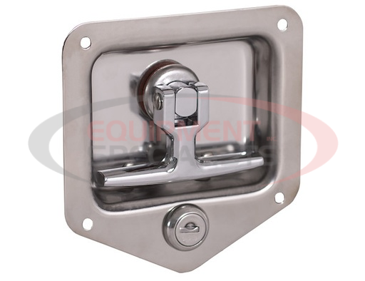 (Buyers) [L8825] Stainless Steel Flush Mount 2-Point T-handle latch kit
