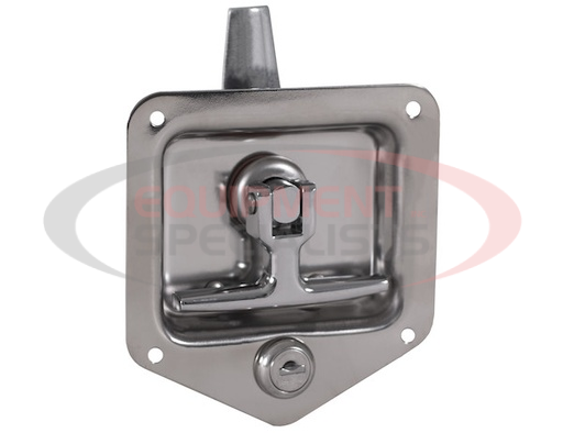 (Buyers) [L8835] Stainless Steel Flush Mount 3-Point T-handle latch kit