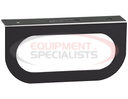 Single Oval Black Powder-Coated DOT Light Bracket