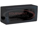Single Oval Light Box Smooth Aluminum
