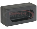 Single Oval Light Box Black Polyethylene