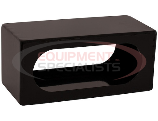 (Buyers) [LB384] Single Oval Both Front And Back Light Box Black Powder Coated Steel