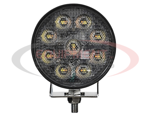 (Buyers) [1492231] ULTRA BRIGHT 4.5 INCH WIDE LED FLOOD/LIGHT WITH STROBE - ROUND LENS