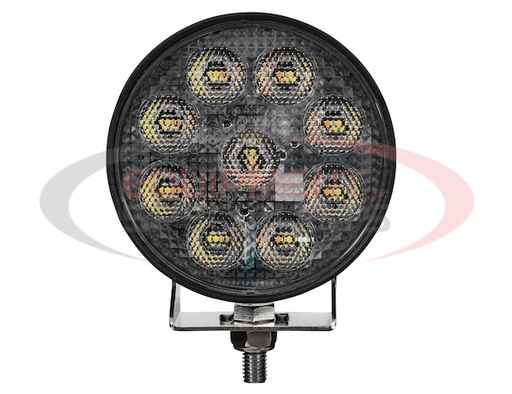 (Buyers) [1492231] Ultra Bright 4.5 Inch Wide LED Flood Light with Strobe - Round Lens