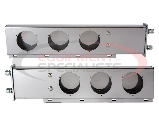 (Buyers) [LB6305SST] 30 Inch Stainless Steel Light Boxes with Mudflap Mounts (Passenger Side Box ONLY)