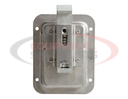 Stainless Steel Junior Single Point Non-Locking Paddle Latch - Thru-Hole Mount