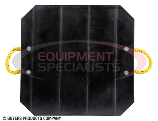 (Buyers) [OP242422] ULTRA HIGH DENSITY POLY OUTRIGGER PAD WITH SQUARE RECESS - 24 X 24 X 2 INCH