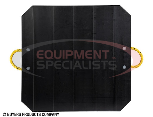 (Buyers) [OP303022] ULTRA HIGH DENSITY POLY OUTRIGGER PAD WITH SQUARE RECESS - 30 X 30 X 2 INCH