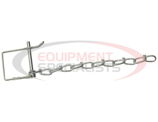 (Buyers) [P11C] 1/4 Inch Safety Pin with 8 Inch Chain