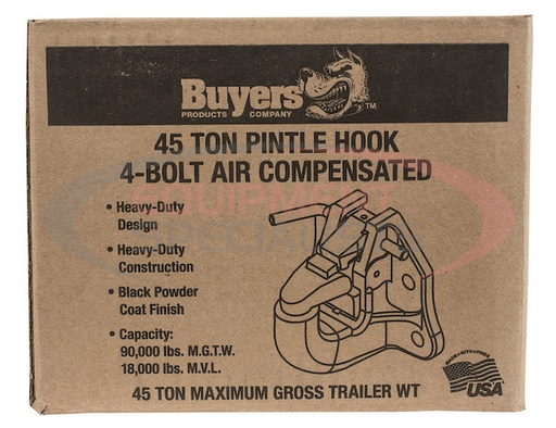 (Buyers) [P45AC4] 45 TON 4-HOLE AIR COMPENSATED PINTLE HOOK