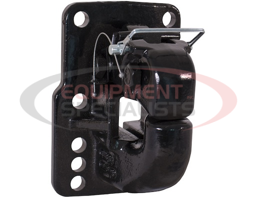 (Buyers) [PH55AC] 50 TON 10-HOLE AIR COMPENSATED PINTLE HOOK WITH AIR CHAMBER AND PLUNGER