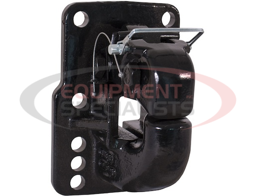 (Buyers) [PH55AC] 50 Ton 10-Hole Air Compensated Pintle Hook With Air Chamber and Plunger