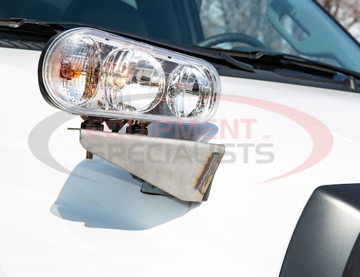 (Buyers) [PLB11SS] Stainless Steel Truck Hood Light Brackets For Use With Single Stud Plow Lights