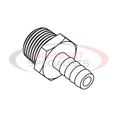(Boss) [120-8672] FITTING-HOSEBARB
