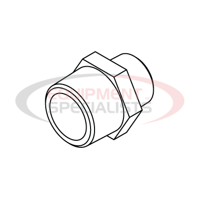 (Boss) [135-5742] FITTING-NIPPLE [3/4 X 1/2]