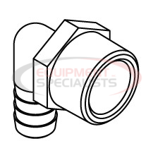 (Boss) [135-5744] FITTING-ELBOW, 90 [3/4" NPT - 1/2" HB]