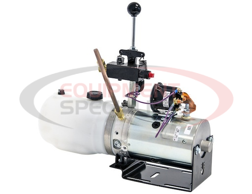 (Buyers) [PU5003] 4 Way DC Power Unit-Manual Controls Horizontal 1.3 Quart Reservoir