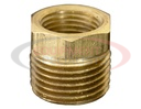 Brass Reducer Bushing - 1/2 to 3/8 Inch