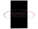 Super Durable Red Polymer Mudflaps 24x30 Inch