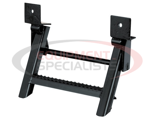 (Buyers) [RS1] 1-Rung Black Retractable Truck Step with Nonslip Tread - 17.38 x 15 Inch