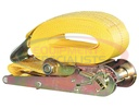 3 Inch x 27 Foot Ratchet Strap With Flat Hooks