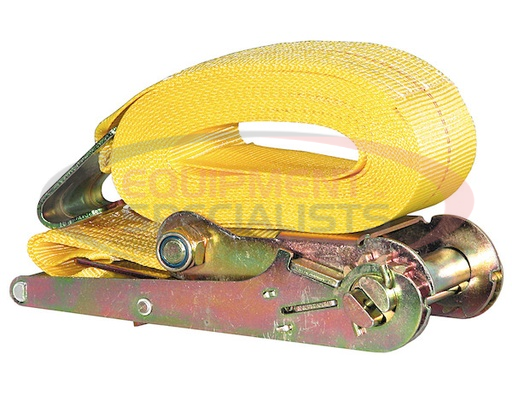 (Buyers) [RS132715F] 3 Inch x 27 Foot Ratchet Strap With Flat Hooks