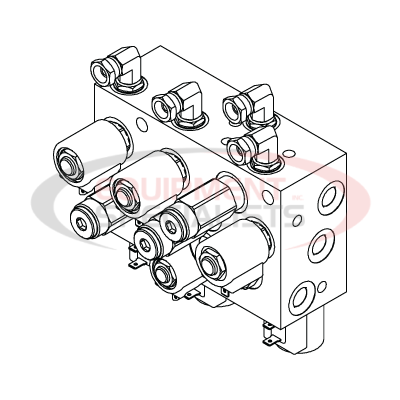 (Boss) [HYD10170] VALVE ASM, RT3, V-BL, D-F, CLEAR