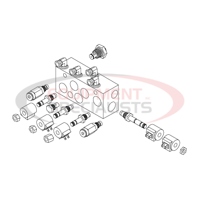 (Boss) [HYD10171] VALVE ASM, RT3, STB, D-F, RED