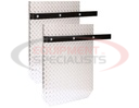 Aluminum Diamond Tread Splash Guards 22x28 Inch