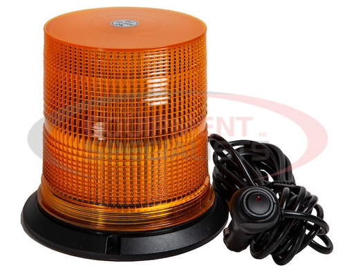 (Buyers) [SL665A] 6.5 INCH BY 6.5 INCH AMBER LED BEACON LIGHT WITH TALL LENS