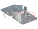 Heavy Duty Zinc Plated Security Hasp for Lock SL100 - 4.5 x 9 Inch