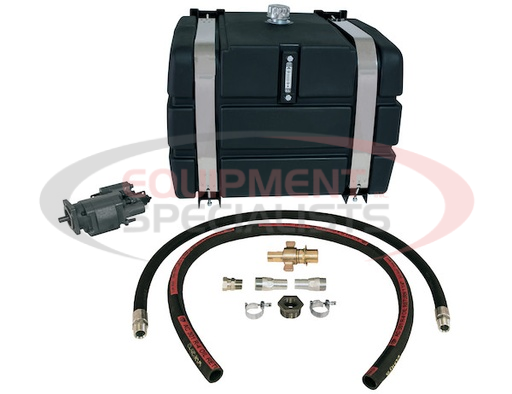 (Buyers) [SMWLK50PDMCCW] 50 Gallon Side-Mount Reservoir/Direct Mount Pump Wetline Kit CCW With Poly Tank