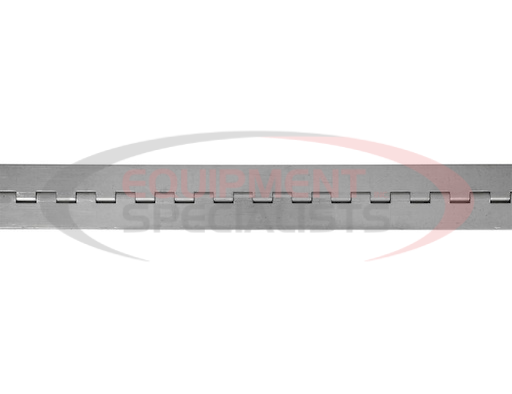 (Buyers) [SS17] Stainless Continuous Hinge .075 x 72 Inch Long with 1/4 Pin and 3.0 Open Width