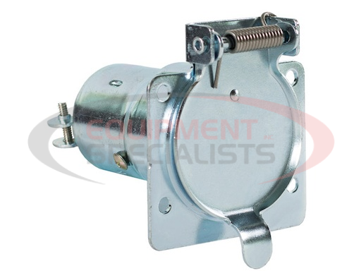 (Buyers) [TC1007Z] 7-Way Stamped Zinc Trailer Connector - Truck Side