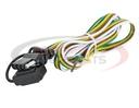 48 INCH PREWIRED VEHICLE-SIDE REPLACEMENT CABLE WITH A 4-WAY FLAT CONNECTOR/CAP