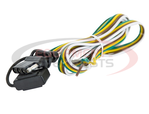 (Buyers) [TC1242] 48 INCH PREWIRED VEHICLE-SIDE REPLACEMENT CABLE WITH A 4-WAY FLAT CONNECTOR/CAP