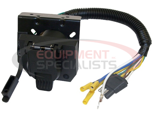 (Buyers) [TC1474P] 7-WAY DUAL-PLUG TRAILER CONNECTOR WITH 10 INCH PREWIRED HARNESS