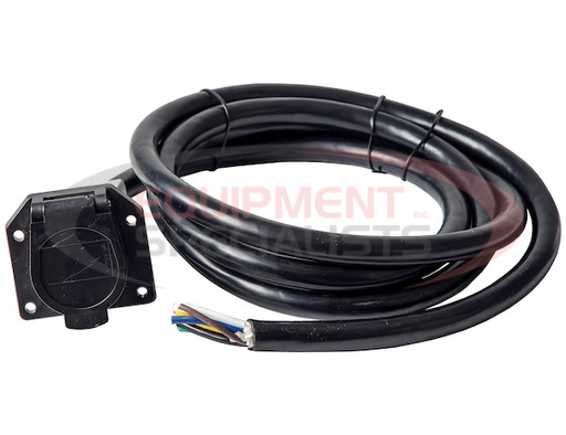 (Buyers) [TC1967P] 7-Way Truck Side Flat Pin Trailer Connector