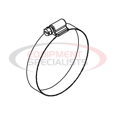 CLAMP, HOSE, WORM, GR, 2.56-3.5 ID