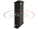 Black Dual Lever Remote Valve Control Console 3-3/8 Inch Wide x 9 Inch High