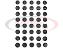 Remote Valve Cable Control Knob Decal Sheet