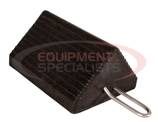 (Buyers) [WC1085H] Heavy Duty Rubber Wheel Chock with Handle 10x8x5 Inch