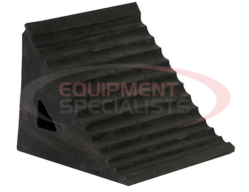 (Buyers) [WC796R] Rubber Wheel Chock with Chain Eye 9.5x7x7 Inch
