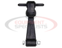 6 Inch Heavy-Duty Rubber Hood Catch - Includes Brackets and Pin-With Bumper